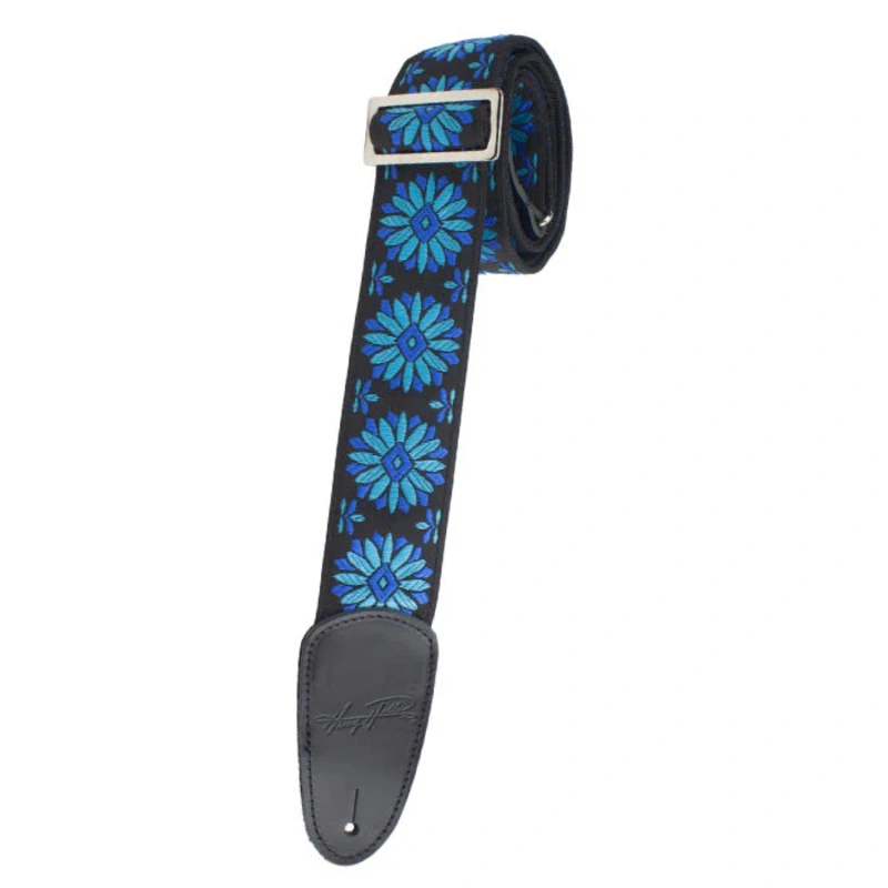 Henry Heller 10" Jacquard Deluxe Strap - Blue Blossom