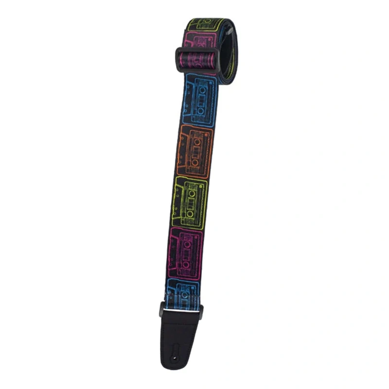 Henry Heller 2" Artist Series Sublimation Design Strap - Neon Cassettes