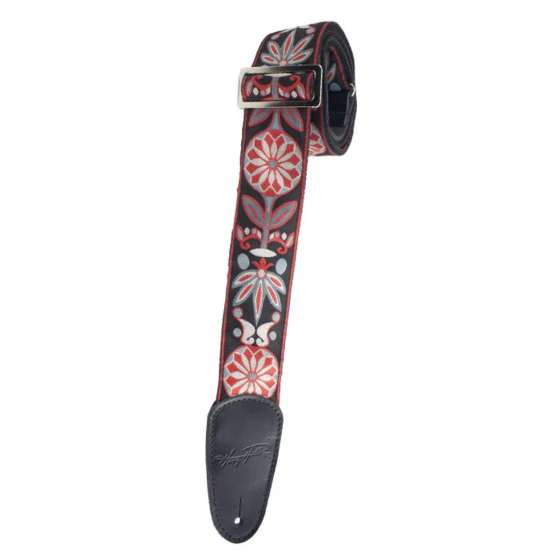 Henry Heller 2" Jacquard Deluxe Strap - Red Blossom