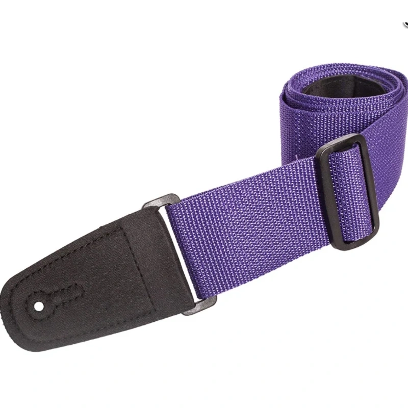 Henry Heller 2" Poly w/ Leather Ends extends to 58" Purple Checkboard