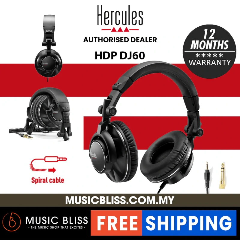Hercules DJ HDP DJ60 Headphones