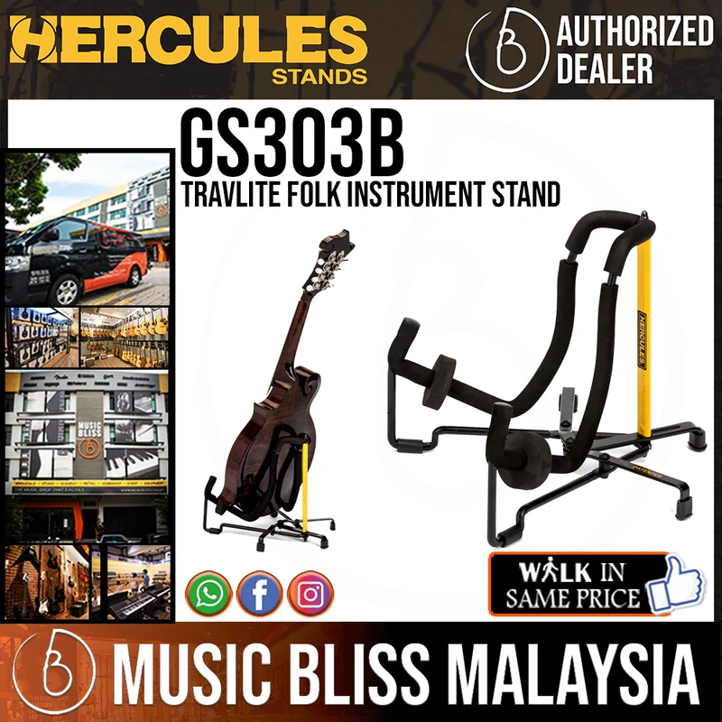 Hercules GS303B TravLite Folk Instrument Stand