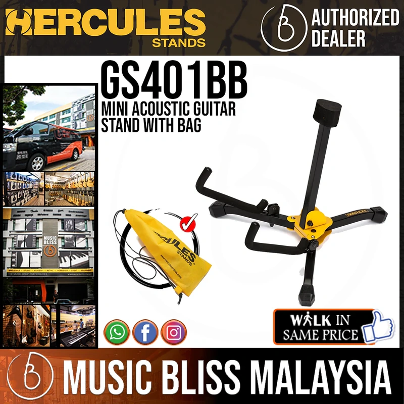Hercules GS401BB Mini Acoustic Guitar Stand with Bag