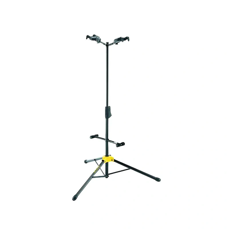 Hercules GS422B Plus Series Universal AutoGrip Duo Guitar Stand with Foldable Backrest