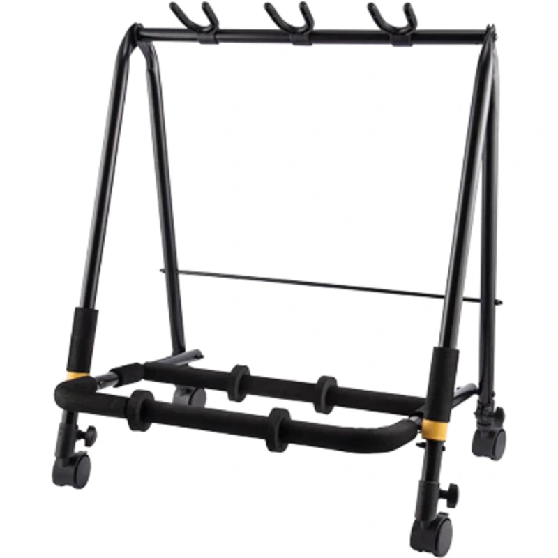 Hercules GS523B PLUS 3-PC Guitar Display Rack with add-on casters