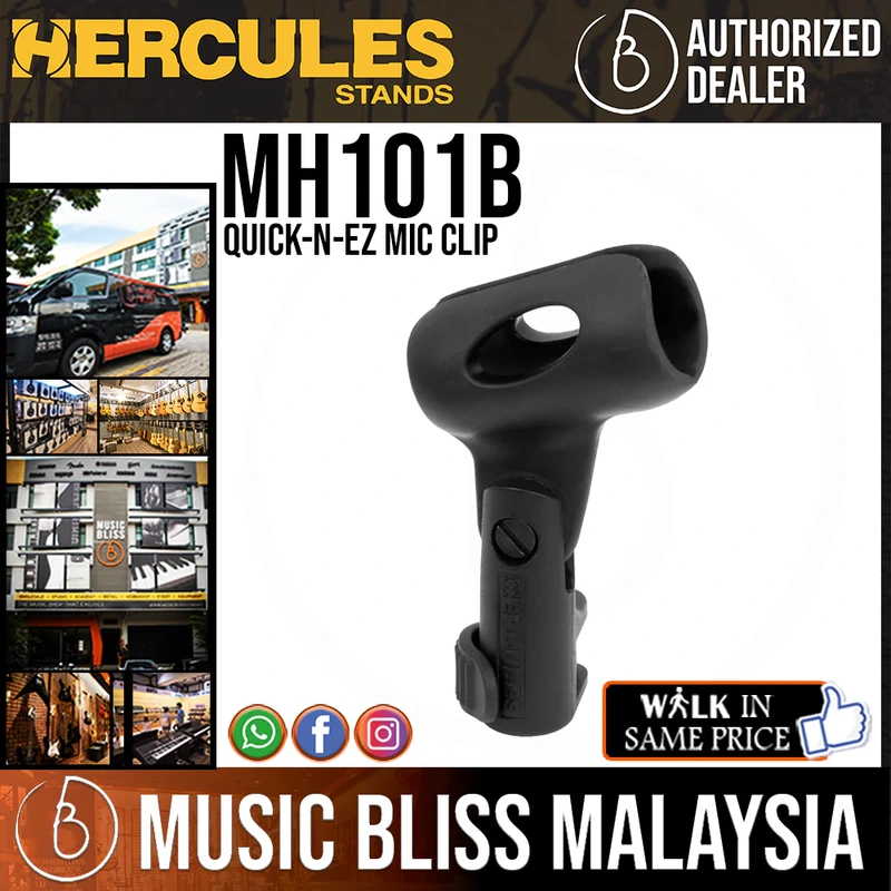 Hercules MH101B Quick-N-EZ Mic Clip