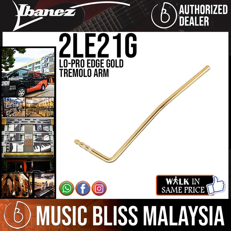 Ibanez 2LE21G Lo-Pro Edge Gold Tremolo Arm