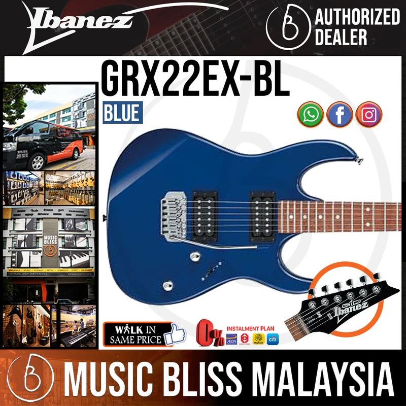 Ibanez GRX22EX Electric Guitar - Blue
