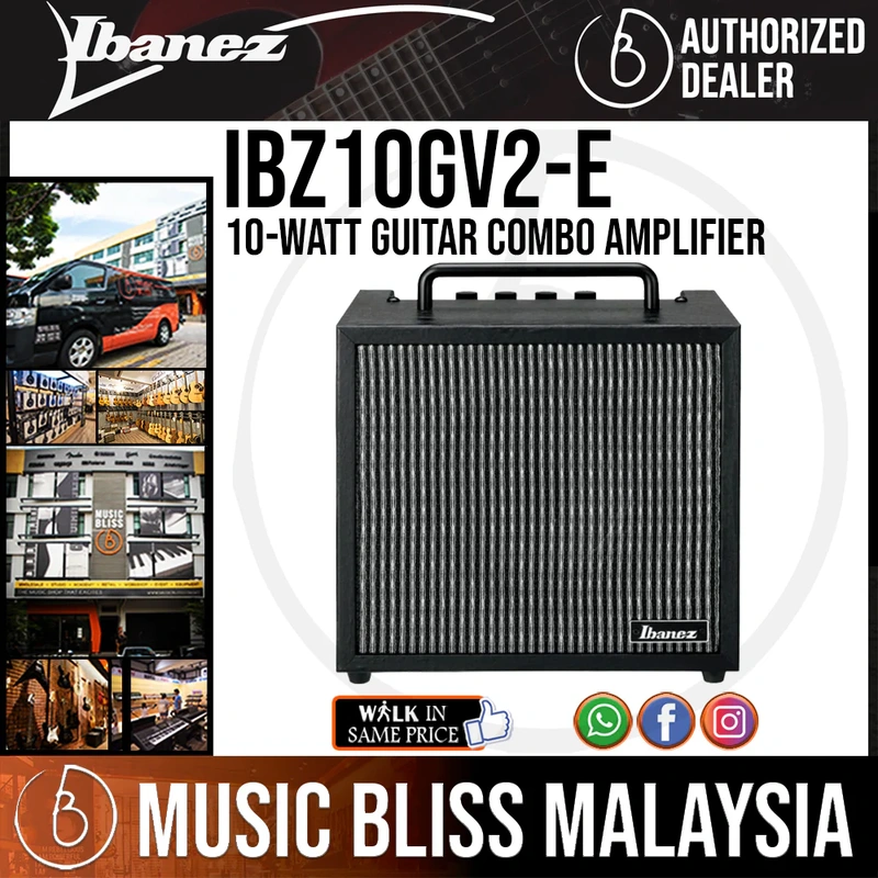 Ibanez IBZ10GV2 10-Watt Guitar Combo Amplifier