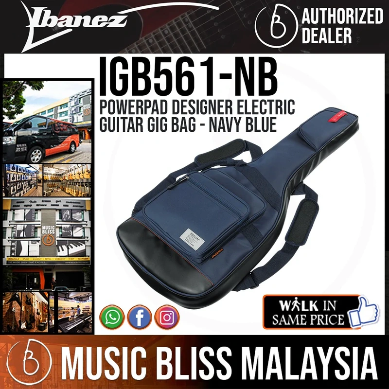 Ibanez IGB561 Powerpad Electric Guitar Bag - Navy Blue