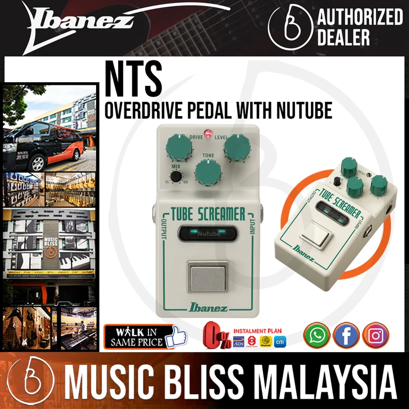 Ibanez Nu Tubescreamer Overdrive Pedal with Nutube