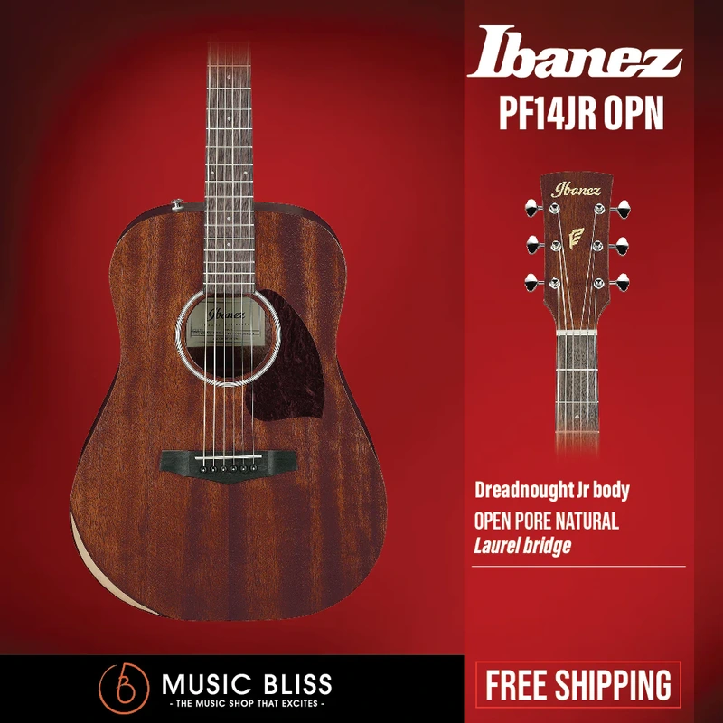 Ibanez PF14JR Acoustic Guitar - Open Pore Natural