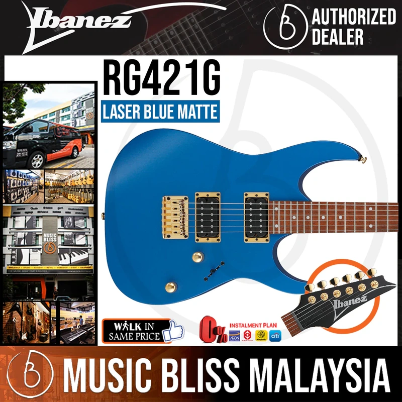 Ibanez RG421G Electric Guitar - Laser Blue Matte