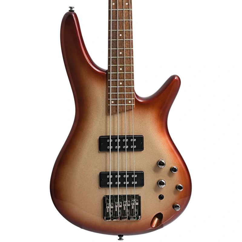 Ibanez SR300E 4-String Bass, Charred Champagne Burst