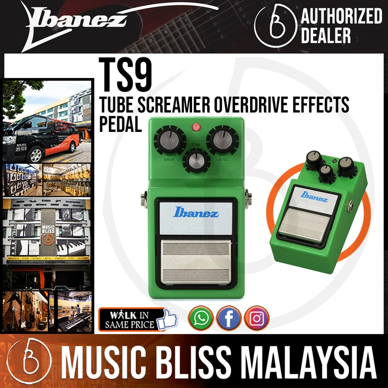 Ibanez TS9 Tube Screamer Overdrive Effects Pedal