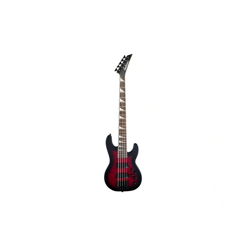 Jackson JS3VQ JS Series Concert 5-String Electric Bass Guitar Transparent Red Burst