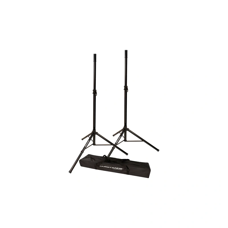 Jamstand JS-TS50-2 Aluminum Height-Adjustable Tripod Speaker Stand Pair W/ Bag
