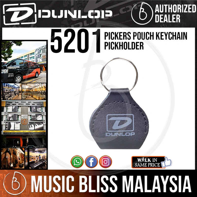 Jim Dunlop 5201 Pickers Pouch Keychain Guitar Pick Holder