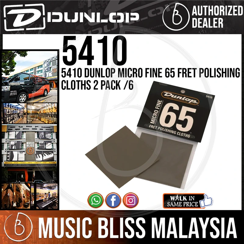 Jim Dunlop 5410 Micro Fine Fret Polishing Cloth