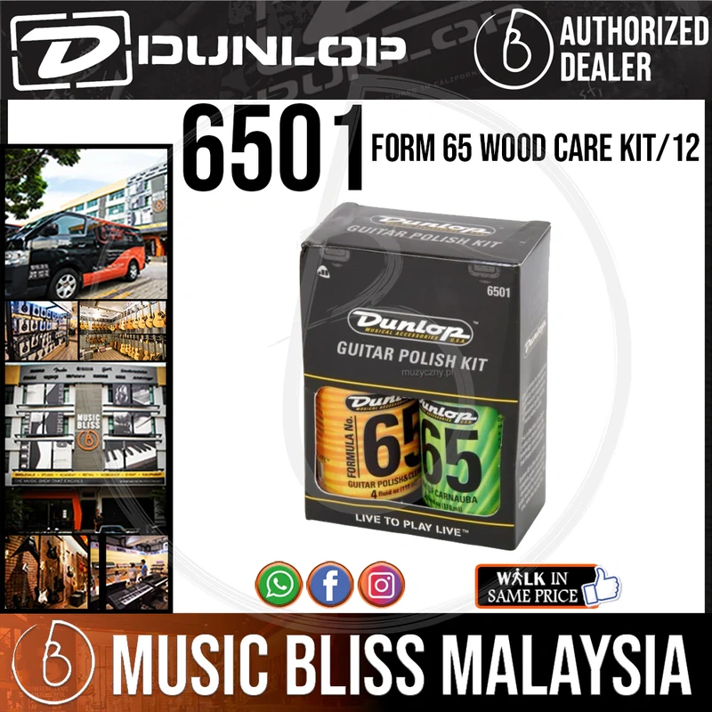 Jim Dunlop 6501 Form 65 Guitar Wood Care Kit