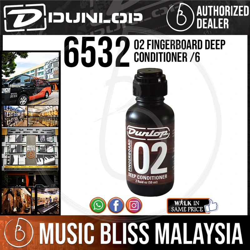 Jim Dunlop 6532 02 Fingerboard Deep Conditioner, 2oz