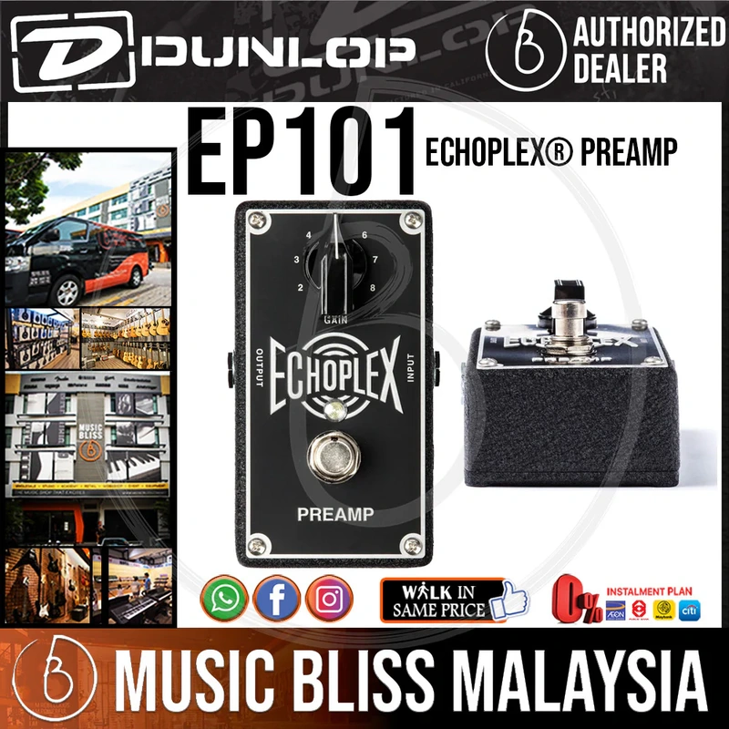 Jim Dunlop EP101 Echoplex Preamp Pedal