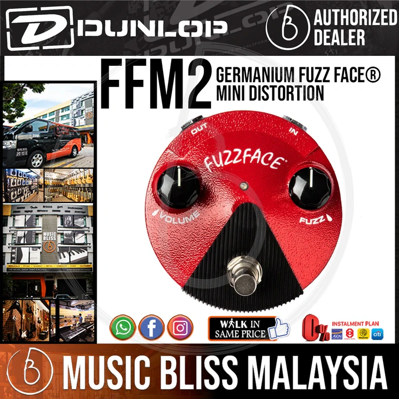 Jim Dunlop FFM2 Germanium Fuzz Face Mini - Germanium Transistor