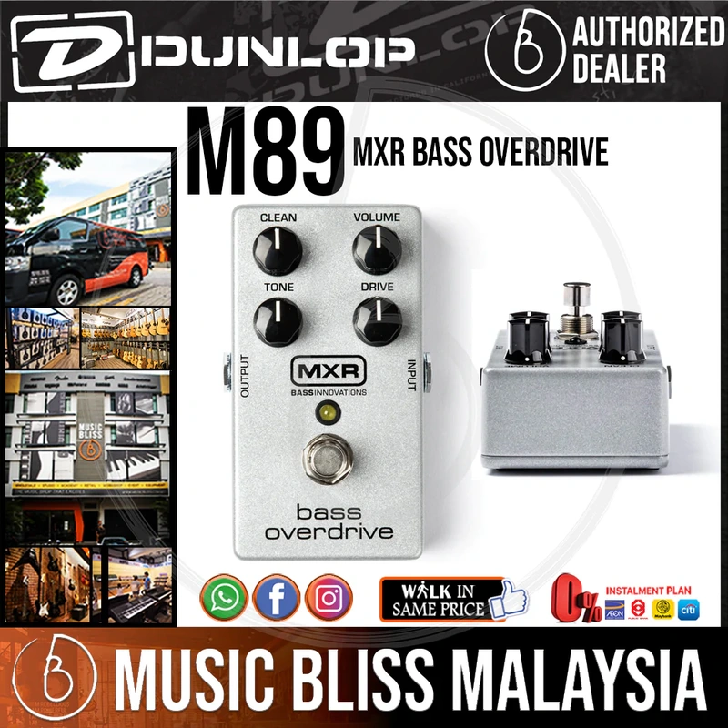 Jim Dunlop MXR M89 Bass Overdrive Pedal