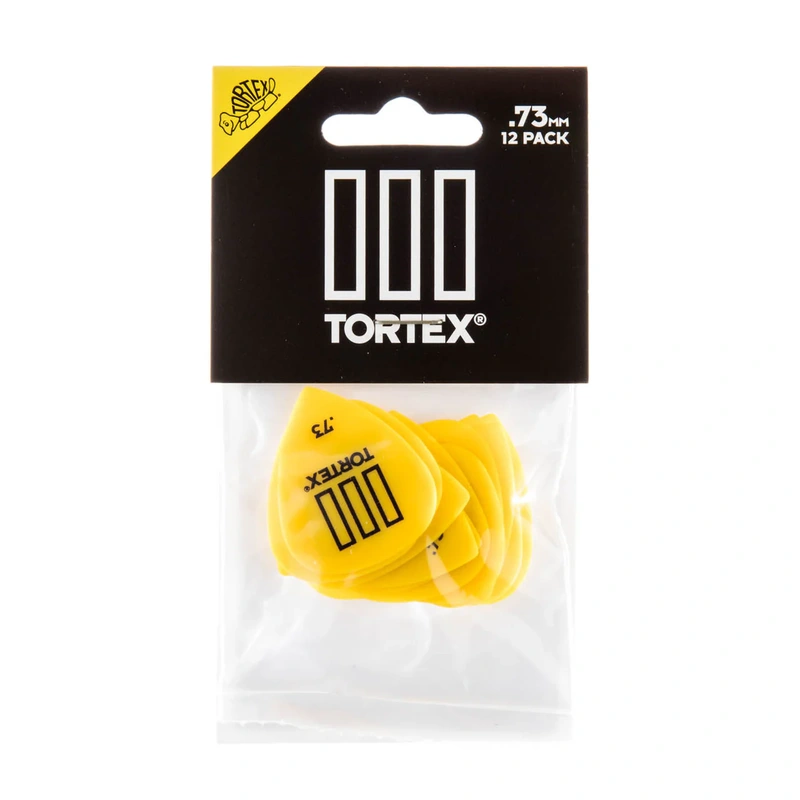 Jim Dunlop Tortex TIII Guitra Picks - 12 Pack