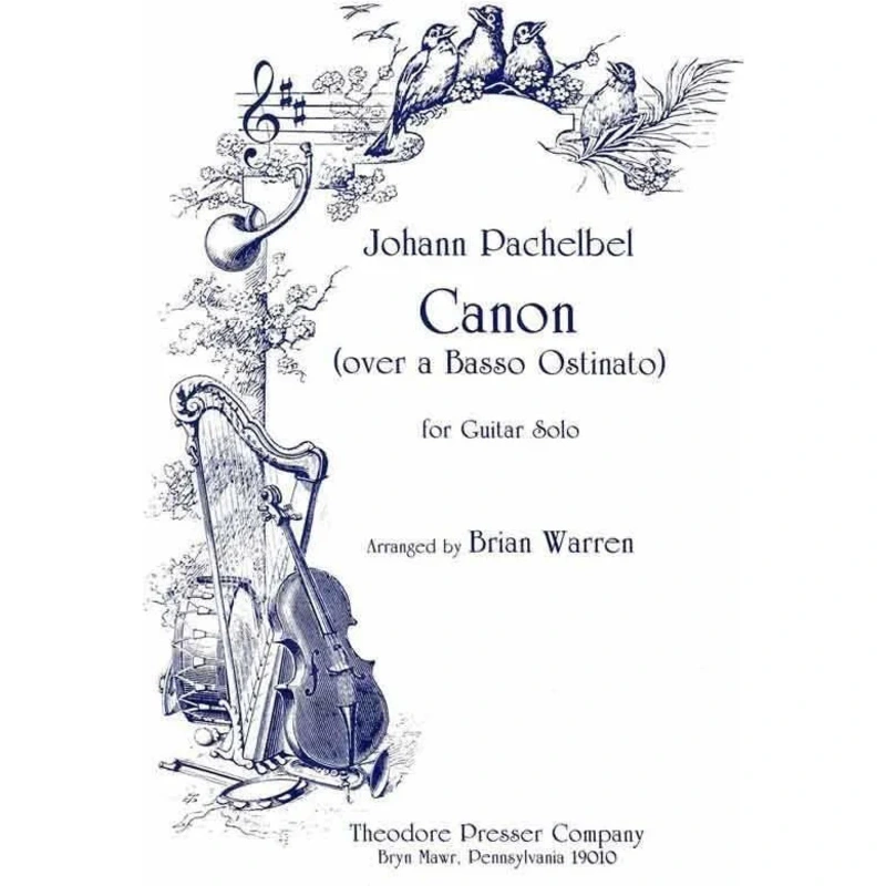 Johann Pachelbel: Canon (Over a Basso Ostinato) for Guitar Solo - Tablature Only