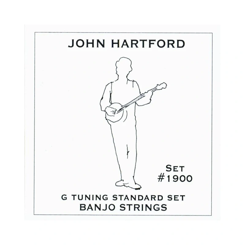 John Pearse 1900G Nickel Wound John Hartford, G-Tuning, 5-String Banjo Strings