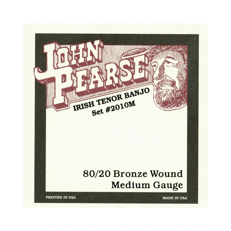 John Pearse 2010M Medium 4-String Tenor Banjo Strings
