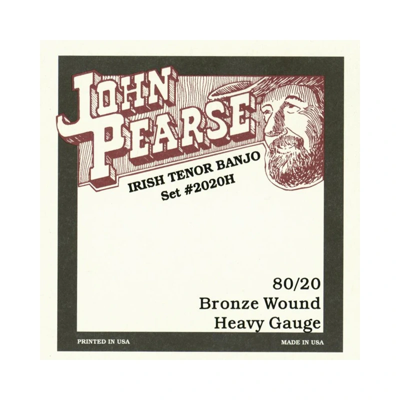 John Pearse 2020H Heavy 4-String Tenor Banjo Strings