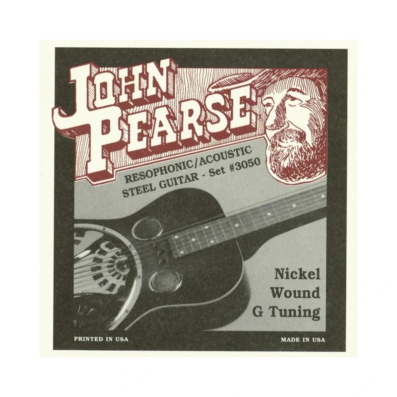 John Pearse 3050 G Tuning Uncle Josh Resophonic Guitar Strings