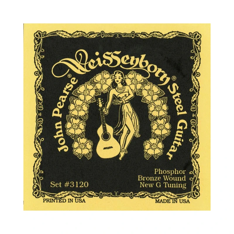 John Pearse 3120 Weissenborn Phosphor Bronze Acoustic Slide Guitar Strings