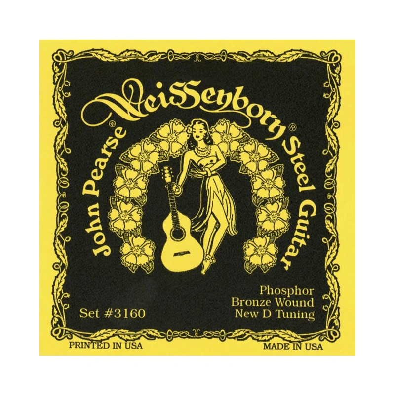 John Pearse 3160 Weissenborn Acoustic Slide Guitar Set