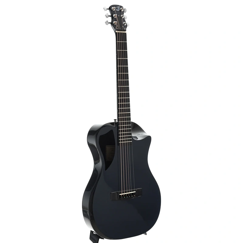 Journey Instruments OF660 Carbon Fiber Collapsible Travel Guitar with Gigbag, Navy Blue Top