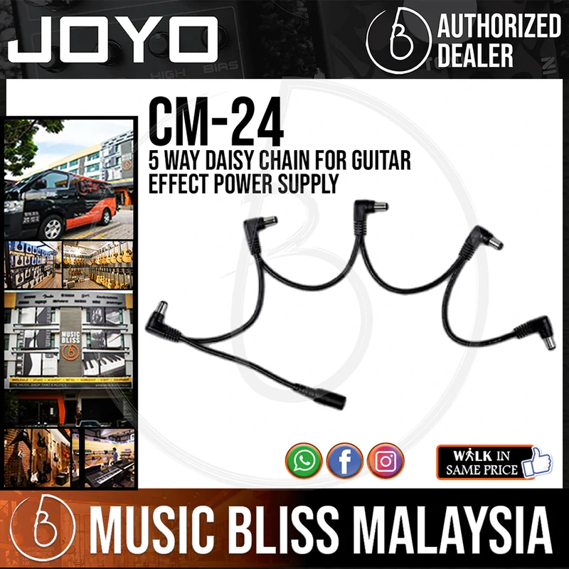 Joyo CM-24 5 Way Daisy Chain for Guitar Effect Power Supply