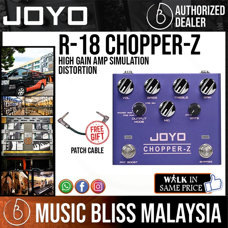 Joyo R-18 Chopper-Z Distortion Effect Pedal