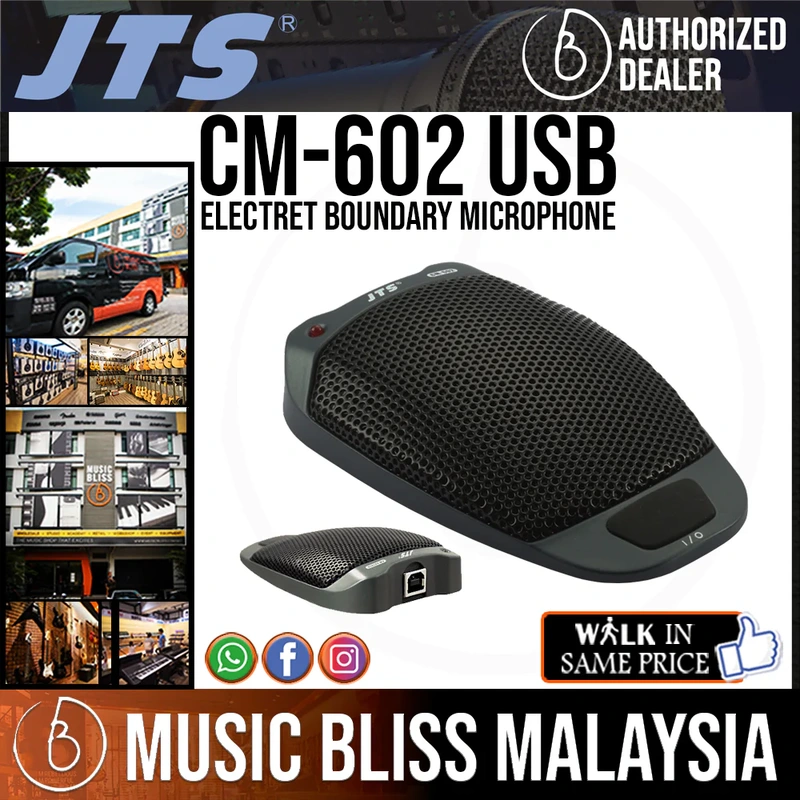 JTS CM-602 USB Electret Boundary Microphone