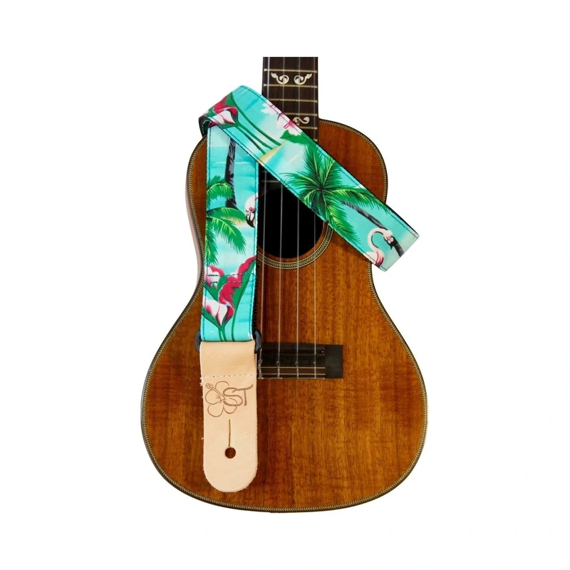 Kala 1.5" Ukulele Strap, Flamingo Design