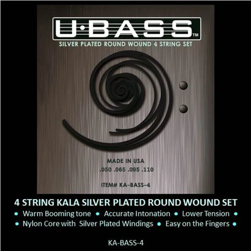 Kala Metal Round Wound UBASS Strings