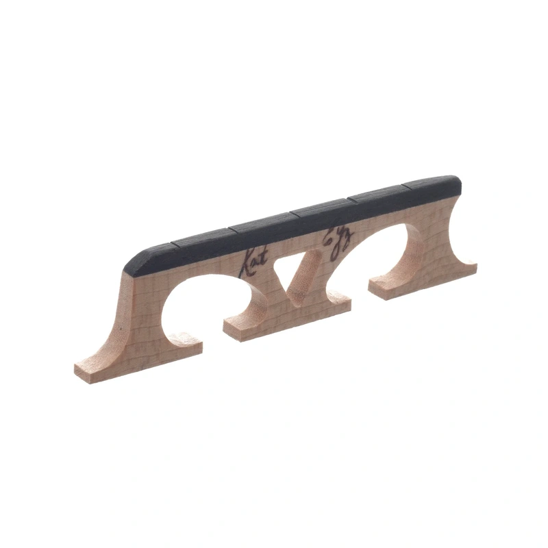Kat Eyz Old Wood Banjo Bridge, Crowe Spaced, 11/16" High