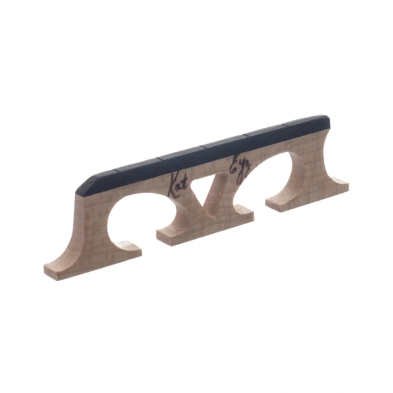 Kat Eyz Old Wood Banjo Bridge, Standard Spaced, 11/16" High