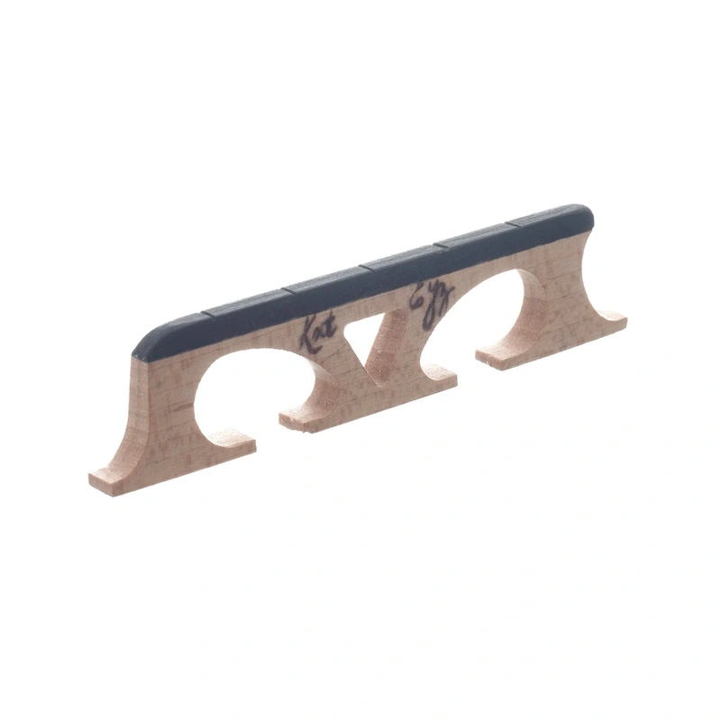 Kat Eyz Old Wood Banjo Bridge, Standard Spaced, 5/8" High