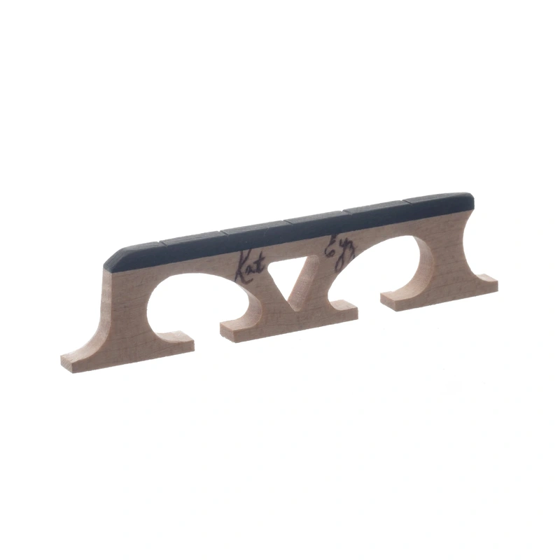 Kat Eyz Old Wood Banjo Bridge, Standard Spaced, .656" High