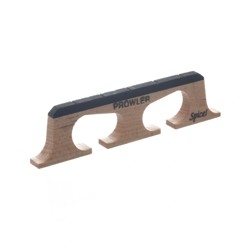 Kat Eyz Prowler Spice Banjo Bridge, 11/16" High, Standard Spacing