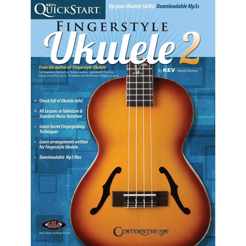 Kev's QuickStart for Fingerstyle Ukulele, Volume 2