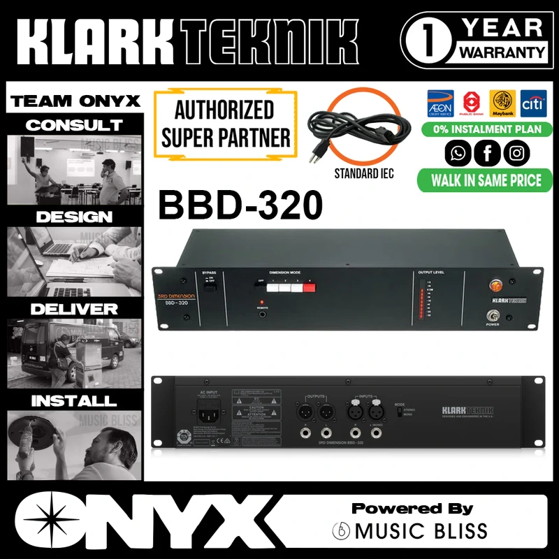 Klark Teknik 3rd Dimension BBD-320 Analog Multi-dimensional Signal Processor with BBD Technology