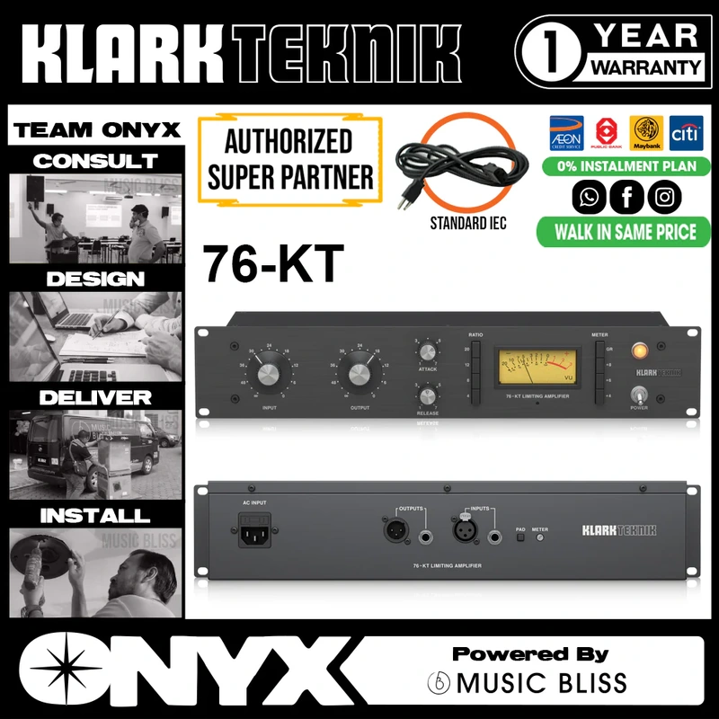Klark Teknik 76-KT Classic FET-Style Compressor
